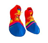 Tkidplw Rainbow Clowns Shoes, Jumbos Large Clown Shoes | Unisex Shoes, Halloween Costume Accessories for Carnivals Cosplay, Birthday Holiday Party