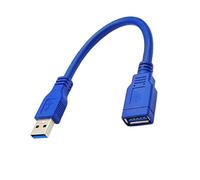Tkidplw Short USB3.0 Male to Female Extension Cord 5Gbps Fast Speed Data Sync Wire for External Devices Laptop Desktop Short Extender Line