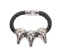 Tkidplw Unisex Goat Skull Alternative Metal Alloy Gothic Hand Chain Jewelry For Daily Wear Outdoor Activities Party Occasion Gothic Hand Accessory
