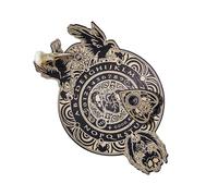 Tkidplw Wood Spirit Talking Board Divination With Planchette Dowsing Message Telling Tool Mystical Game Supplies Skull Spirit With Planchette