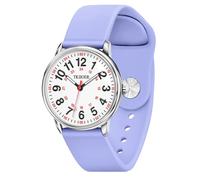 TKIIOER Nurse Watch for Nurse Medical Professionals Students Women Men, 50M Waterproof 12/24 Hour Military Time Luminous Easy Read Dial, Second Hand Watch for Nursing, Light Purple, Nurse Watch