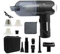 Tking Car Vacuum Cleaner Cordless Portable Rechargeable Battery & Type C USB 20000Pa Power Handheld Vacuum & Air Duster Cleaning Mini Vacuum 13 Accessories 2x Filter for Kitchen, Car, Computer, Pet