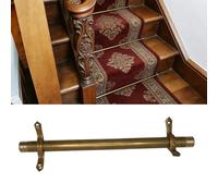TKJfdTY Adjustable 42-Inch Carpet Stair Rods - Nonslip Rug Fixing Bar, 113-Pack Floor Mat Holders Ideal For Apartments & Staircases, Durable & Easy To Install,5 Pcs L44inch(111cm)
