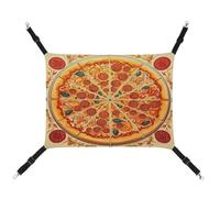 TKJMCSW A Full Pizza Cat Cage Hammock Cat Hammock for Cage Rat Hammock Ferret Hammock Cat Hammock for Large Cats Hanging Cat Bed Cat Hammock Bed Chinchilla Hammock Pet Hammock