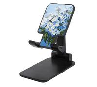 TKJMCSW Adjustable Cell Phone Stand for Desk Foldable Mobile Do Not Forget Me Phone Holder Cradle Dock Fit 4.0-8.0 Inch Smartphones Portable Travel Essentials Office Desktop Accessories Decor