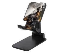 TKJMCSW Adjustable Cell Phone Stand for Desk Foldable Mobile Steam Train Phone Holder Cradle Dock Fit 4.0-8.0 Inch Smartphones Portable Travel Essentials Office Desktop Accessories Decor