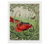 TKJMCSW Ant Petal Line 5D Diamond Painting Kits for Adults Beginner DIY Round Full Drill Diamond Dots Paintings Paint with Diamonds Crafts Kits Gem Art for Home Wall Decor Gift 16"x20"