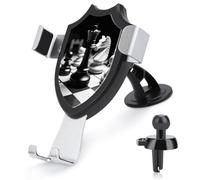 TKJMCSW Black and White Chess Car Phone Mount Universal Auto Phone Holder Adjustable Cellphone Car Mount 360° Rotation, Dashboard & Windshield & Air Vent Strong Suction Cup Phones Stand