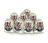 TKJMCSW Black And White Doodle Tiger Drawstring Gift Bags 8PCS Muslin Bags Drawstring Bags Small Drawstring Bags Gift Bags with Drawstring Gift Wrap Bags Drawstring Drawstring Pouch