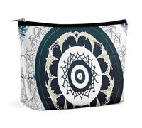 TKJMCSW Black And White Totem Makeup Bag for Women Large Capacity Toiletry Bag Portable Make Up Organizer Cosmetics Bag Travel Bag for Cosmetic Storage Bag for Travel Work, style, One Size