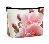 TKJMCSW Blossom Makeup Bag for Women Large Capacity Toiletry Bag Portable Make Up Organizer Cosmetics Bag Travel Bag for Cosmetic Storage Bag for Travel Work, style, One Size