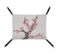 TKJMCSW Cherry Blossom Tree Branch Cat Cage Hammock Cat Hammock for Cage Rat Hammock Ferret Hammock Cat Hammock for Large Cats Hanging Cat Bed Cat Hammock Bed Chinchilla Hammock Pet Hammock
