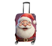 TKJMCSW Christmas Santa Claus Luggage Cover Tsa Approved Suitcase Covers for Luggage Elastic Washable Suit Case Covers Anti-Scratch Travel Luggages Sleeve Suitcase Protector Fits 19-30 Inch Case