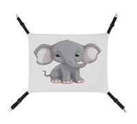 TKJMCSW Cute Cartoon Elephant Cat Cage Hammock Cat Hammock for Cage Rat Hammock Ferret Hammock Cat Hammock for Large Cats Hanging Cat Bed Cat Hammock Bed Chinchilla Hammock Pet Hammock