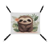 TKJMCSW Cute Cartoon Sloth Cat Cage Hammock Cat Hammock for Cage Rat Hammock Ferret Hammock Cat Hammock for Large Cats Hanging Cat Bed Cat Hammock Bed Chinchilla Hammock Pet Hammock