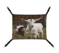 TKJMCSW Cute Goat Cat Cage Hammock Cat Hammock for Cage Rat Hammock Ferret Hammock Cat Hammock for Large Cats Hanging Cat Bed Cat Hammock Bed Chinchilla Hammock Pet Hammock