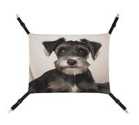 TKJMCSW Cute Schnauzer Cat Cage Hammock Cat Hammock for Cage Rat Hammock Ferret Hammock Cat Hammock for Large Cats Hanging Cat Bed Cat Hammock Bed Chinchilla Hammock Pet Hammock