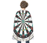 TKJMCSW Dart Board Renaissance Cape Reversible Halloween Cloak for Cosplay Party Medieval Costume Masquerade Outfit