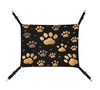 TKJMCSW Dog Paw Print Cat Cage Hammock Cat Hammock for Cage Rat Hammock Ferret Hammock Cat Hammock for Large Cats Hanging Cat Bed Cat Hammock Bed Chinchilla Hammock Pet Hammock