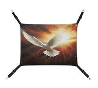 TKJMCSW Dove Sun Art Cat Cage Hammock Cat Hammock for Cage Rat Hammock Ferret Hammock Cat Hammock for Large Cats Hanging Cat Bed Cat Hammock Bed Chinchilla Hammock Pet Hammock