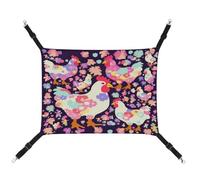 TKJMCSW Flower Heart Chicken Cat Cage Hammock Cat Hammock for Cage Rat Hammock Ferret Hammock Cat Hammock for Large Cats Hanging Cat Bed Cat Hammock Bed Chinchilla Hammock Pet Hammock