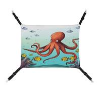 TKJMCSW Giant Octopus Cat Cage Hammock Cat Hammock for Cage Rat Hammock Ferret Hammock Cat Hammock for Large Cats Hanging Cat Bed Cat Hammock Bed Chinchilla Hammock Pet Hammock
