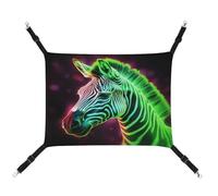 TKJMCSW Glowing Zebra Cat Cage Hammock Cat Hammock for Cage Rat Hammock Ferret Hammock Cat Hammock for Large Cats Hanging Cat Bed Cat Hammock Bed Chinchilla Hammock Pet Hammock