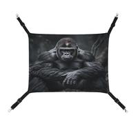 TKJMCSW Gorilla on The Ground Cat Cage Hammock Cat Hammock for Cage Rat Hammock Ferret Hammock Cat Hammock for Large Cats Hanging Cat Bed Cat Hammock Bed Chinchilla Hammock Pet Hammock