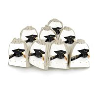 TKJMCSW Graduation Congratulations Drawstring Gift Bags 8PCS Muslin Bags Drawstring Bags Small Drawstring Bags Gift Bags with Drawstring Gift Wrap Bags Drawstring Drawstring Pouch