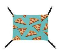 TKJMCSW Green Pizza Slices Cat Cage Hammock Cat Hammock for Cage Rat Hammock Ferret Hammock Cat Hammock for Large Cats Hanging Cat Bed Cat Hammock Bed Chinchilla Hammock Pet Hammock