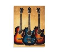 TKJMCSW Guitar Collection Paint by Numbers Kit for Adults Beginners Adult Paint by Number Kits on Canvas DIY Acrylic Oil Paints Paintwork with Paintbrushes for Gift Home Wall Decor 18x24inch