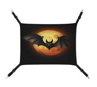TKJMCSW Halloween Bat Cat Cage Hammock Cat Hammock for Cage Rat Hammock Ferret Hammock Cat Hammock for Large Cats Hanging Cat Bed Cat Hammock Bed Chinchilla Hammock Pet Hammock