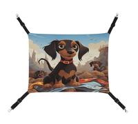 TKJMCSW I Love My Dog Dachshunds Cat Cage Hammock Cat Hammock for Cage Rat Hammock Ferret Hammock Cat Hammock for Large Cats Hanging Cat Bed Cat Hammock Bed Chinchilla Hammock Pet Hammock