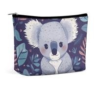 TKJMCSW Lovely Koala Cosmetic Bags for Women Men Waterproof Travel Toiletry Bag Large Capacity Makeup Bags PU Leather Cute Makeup Pouch Protable Travel Bag for Toiletries, white, One Size