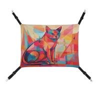 TKJMCSW Mid Century Modern Art Cat Cat Cage Hammock Cat Hammock for Cage Rat Hammock Ferret Hammock Cat Hammock for Large Cats Hanging Cat Bed Cat Hammock Bed Chinchilla Hammock Pet Hammock