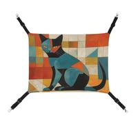 TKJMCSW Modern Art Cat Cat Cage Hammock Cat Hammock for Cage Rat Hammock Ferret Hammock Cat Hammock for Large Cats Hanging Cat Bed Cat Hammock Bed Chinchilla Hammock Pet Hammock