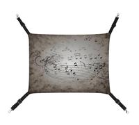 TKJMCSW Music Note Wall Cat Cage Hammock Cat Hammock for Cage Rat Hammock Ferret Hammock Cat Hammock for Large Cats Hanging Cat Bed Cat Hammock Bed Chinchilla Hammock Pet Hammock
