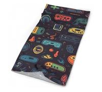 TKJMCSW Neck Gaiter Face Mask for Cold Weather Game Video Gaming Pattern Face Cover Scarf for Men Women Elastic Headbands Wind-proof Bandana for Skiing Fishing Hiking Cycling, Style, One size