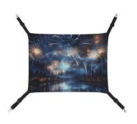 TKJMCSW New Year Pyrotechnics Cat Cage Hammock Cat Hammock for Cage Rat Hammock Ferret Hammock Cat Hammock for Large Cats Hanging Cat Bed Cat Hammock Bed Chinchilla Hammock Pet Hammock