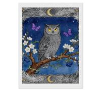 TKJMCSW Owl Oak Berry 5D Diamond Painting Kits for Adults Beginner DIY Round Full Drill Diamond Dots Paintings Paint with Diamonds Crafts Kits Gem Art for Home Wall Decor Gift 12"x16"