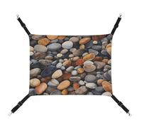 TKJMCSW Rocks and Pebbles Cat Cage Hammock Cat Hammock for Cage Rat Hammock Ferret Hammock Cat Hammock for Large Cats Hanging Cat Bed Cat Hammock Bed Chinchilla Hammock Pet Hammock