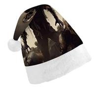 TKJMCSW Santa Hat Many Zombie Christmas Hats Cap Double Comfort Santa Claus Hats Xmas Holiday Hat New Year Festive Party Supplies