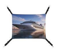 TKJMCSW Sea Ship Cat Cage Hammock Cat Hammock for Cage Rat Hammock Ferret Hammock Cat Hammock for Large Cats Hanging Cat Bed Cat Hammock Bed Chinchilla Hammock Pet Hammock