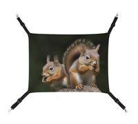 TKJMCSW Squirrel Animal Cat Cage Hammock Cat Hammock for Cage Rat Hammock Ferret Hammock Cat Hammock for Large Cats Hanging Cat Bed Cat Hammock Bed Chinchilla Hammock Pet Hammock