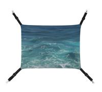 TKJMCSW The Deep Blue Sea Cat Cage Hammock Cat Hammock for Cage Rat Hammock Ferret Hammock Cat Hammock for Large Cats Hanging Cat Bed Cat Hammock Bed Chinchilla Hammock Pet Hammock