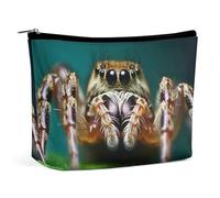 TKJMCSW Wildlife Spider Makeup Bag for Women Large Capacity Toiletry Bag Portable Make Up Organizer Cosmetics Bag Travel Bag for Cosmetic Storage Bag for Travel Work, style, One Size