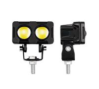 TkkMivcOC 2Pcs Fog Light, 12-48V Motorcycle Spot Driving Lamp 2000K, IP67 Waterproof, Direct Fit Replacement, Light Color White or Yellow, for Universal Car SUV ATV Motorcycle, 2 x 3.46 in