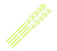 TKLGFEK Car Window Control Button Luminous Stickers Auto Interior Glow-In-The-Dark Waterproofs Durable Decals(Green)