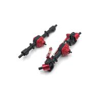 tKLNvZ Metal Gear Front&Rear Bridge Axle Set Compatible with D90 D91 D96 99S FJ45 1/12 RC Car Upgrade Parts Accessories(Black)