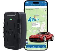 TKMARS 4G Car Magnetic GPS Tracker 20000mAh Long Battery Life Accurate Real Time Location Waterproof GPS Tracker for Truck Motorcade with Free App No Subscription Fee TK918